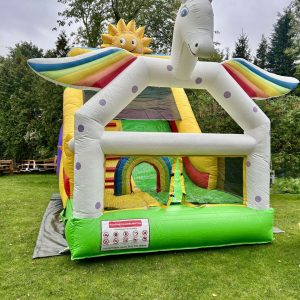 Einhorn Rutsche Hüpfburg mieten oder leihen in Bremen und Umgebung