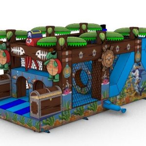 Piraten Parcours Hüpfburg