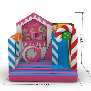 Candy Sweet XXL Hüpfburg mieten in Bremen und Umgebung